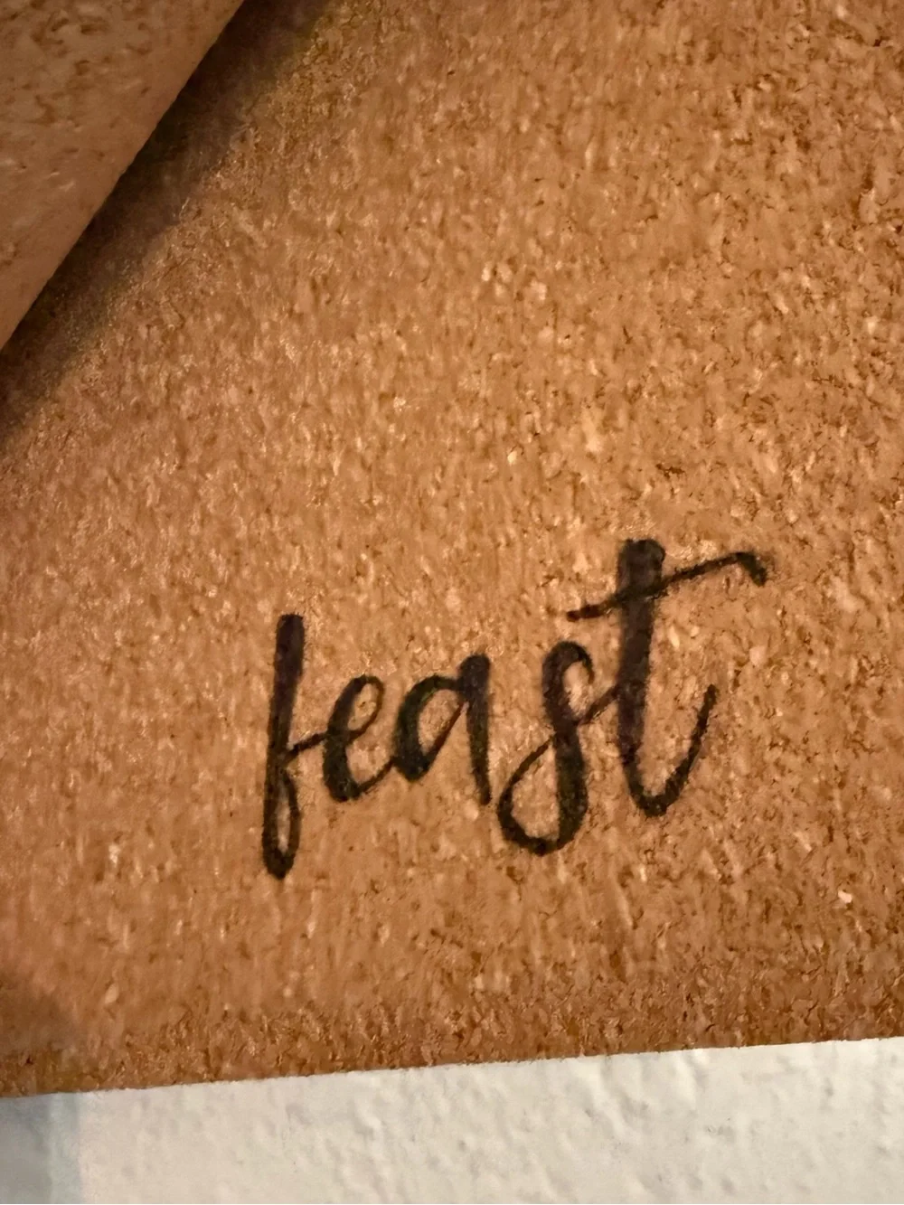 New Set of 4 Cork Placemats Inspirational Sayings Farmhouse Table Decor